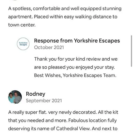 Apartman - View Of The Cathedral! Ripon